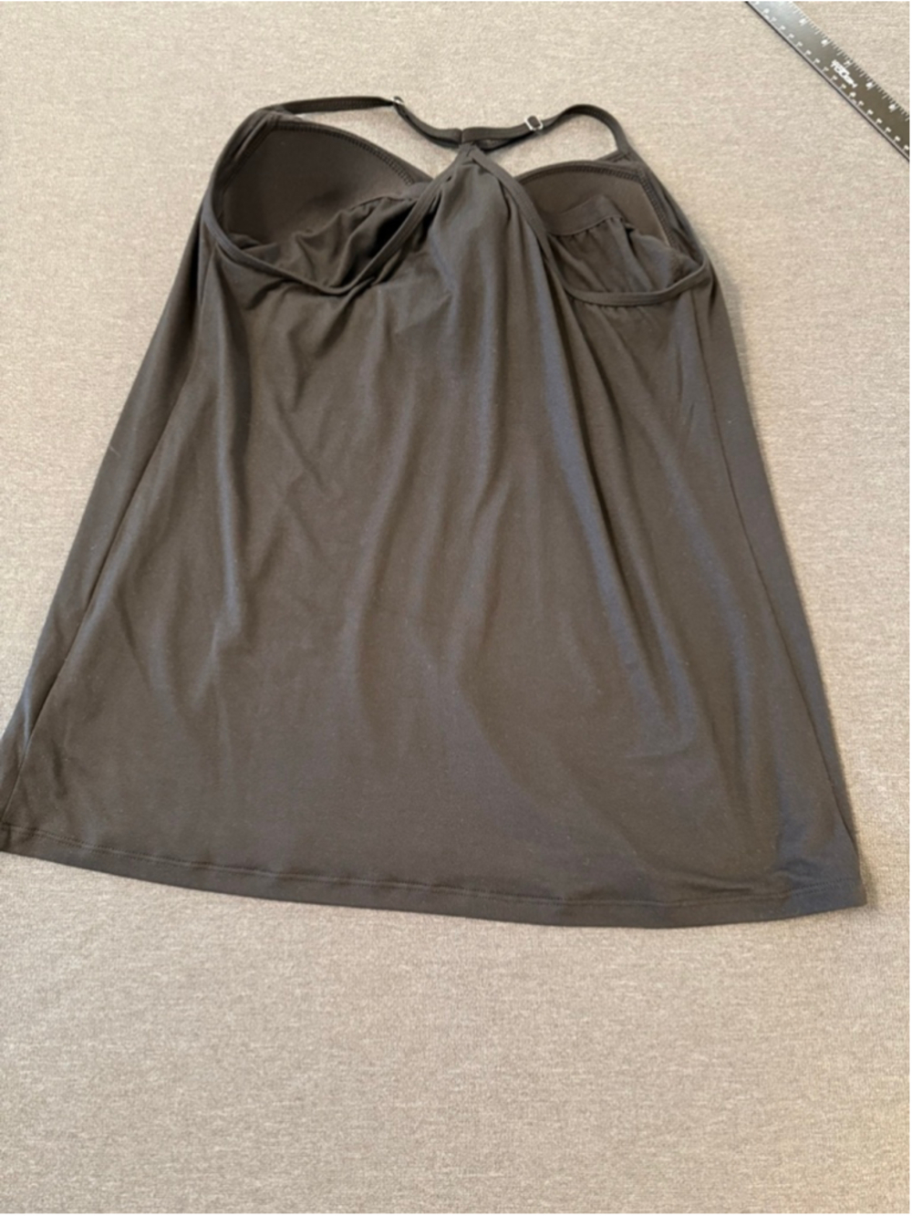 Free Country Women's Microtech Chill B Cool V-Neck Built-In Bra Cami Top size S - Picture 3 of 7